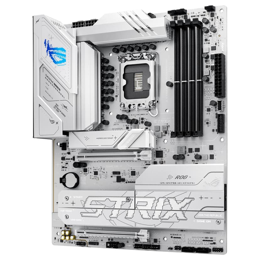 ASUS ROG Strix B860-A Gaming WiFi, Carte mère ATX, prête pour PC avec IA avancée, 14 + 1 + 2 + 1 Niveaux de Puissance, DDR5, PCIe 5.0, Quatre emplacements M.2, WiFi 7, AI Networking II, Aura Sync RGB - 9