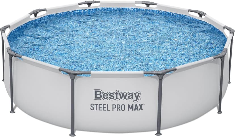 Bestway Steel Pro Max | Metal Frame Above Ground Pool, Family Outdoor Pool 10ft - 1