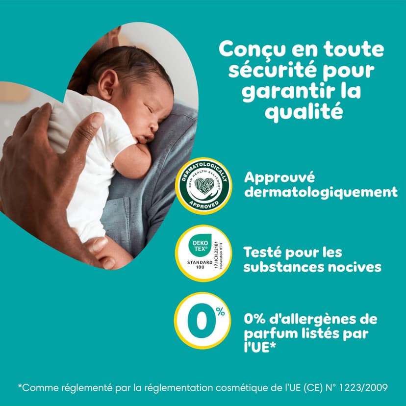 Pampers Baby-Dry, Taille 7, 132 Couches, 15kg+, Une Nuit Jusqu’À 100% Sans Fuites, Pack 1 Mois - 6