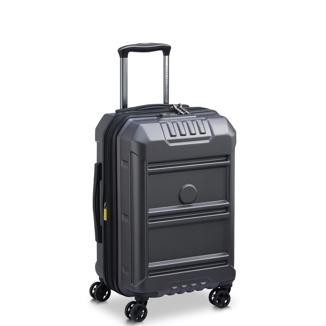 DELSEY Paris - REMPART - Valise Cabine Rigide Extensible - 55x35x29 cm - 44 litres - S - Anthracite