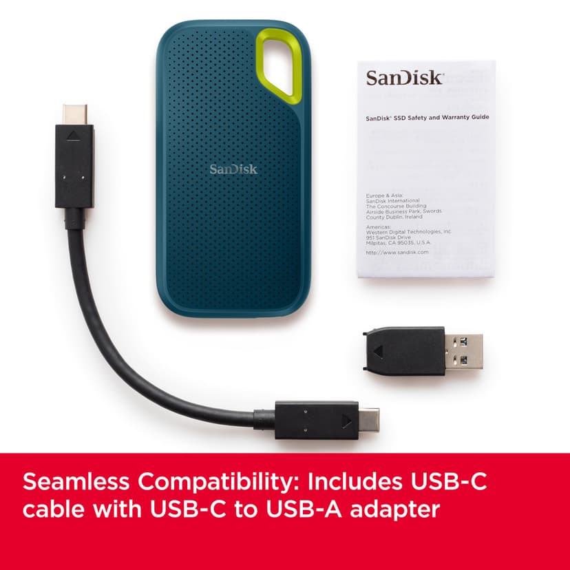 SANDISK Extreme Portable SSD 8TB (up to 1050 MB/s Read, 1,000MB/s Write, USB-C, NVMe Solid State Performance, IP65 Rated for dust and Water Resistance, Updated Firmware) Monterey - 3
