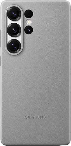 Samsung Galaxy Official Kindsuit Faux Leather Case for Galaxy S25 Ultra, Grey