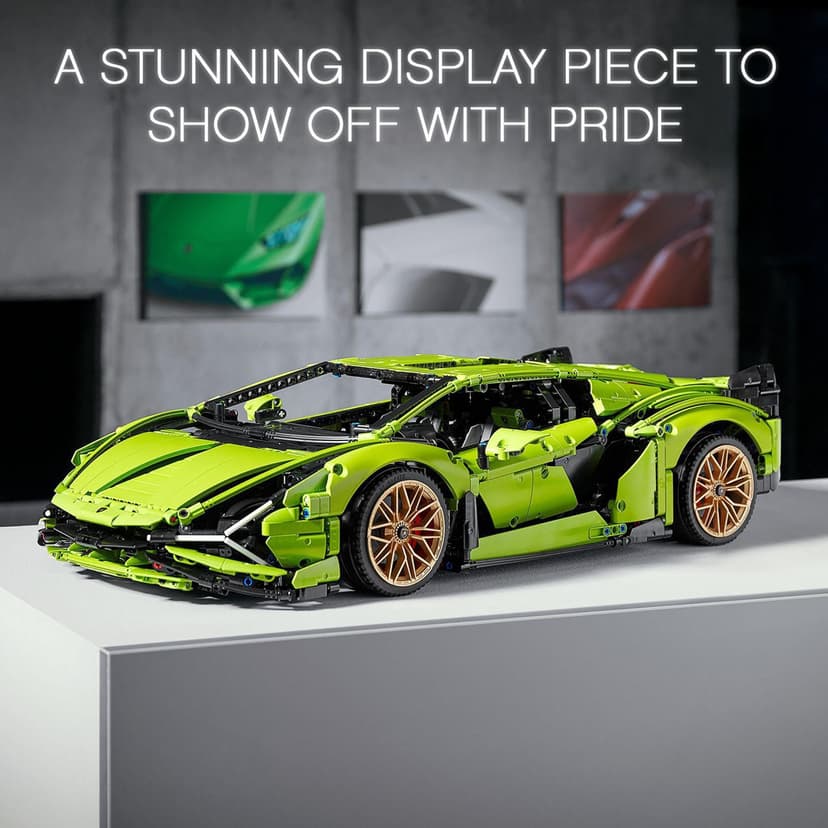 LEGO Technic Lamborghini Sián FKP 37 Race Car Model Building Kit for Adults, Idea for Men and Women, Advanced Collectible Set 42115 - 4