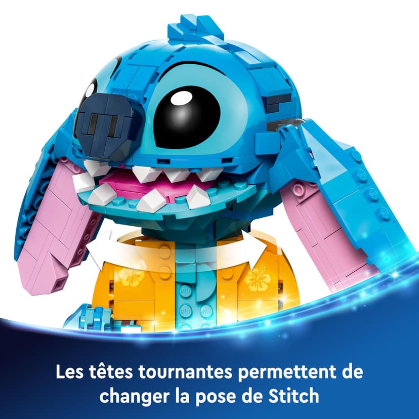LEGO | Disney Stitch Toy - Play & Display Figure with an Ice-Cream Cone & Decorative Flower - Gift for 9+ Year Old Girls, Boys & Lilo & Stitch Movie fans - 43249 - 4