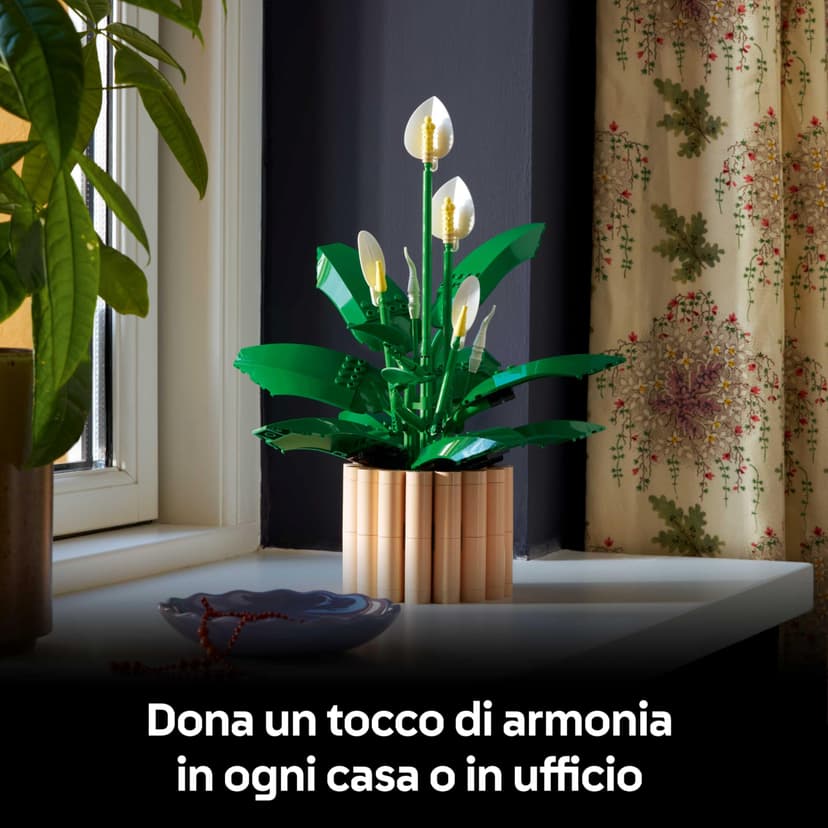 LEGO Botanicals Les Fleurs de Lune - Set de Plante Artificielle en Pot pour Adulte - Fausses Fleurs Blanches & Boutons - Décoration de Chambre ou de Salon - Idée de Cadeau pour la Fête des Mères 11504 - 6
