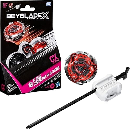 Beyblade X Flame Cerberus W 5-80WB CX Starter Pack Set, T…