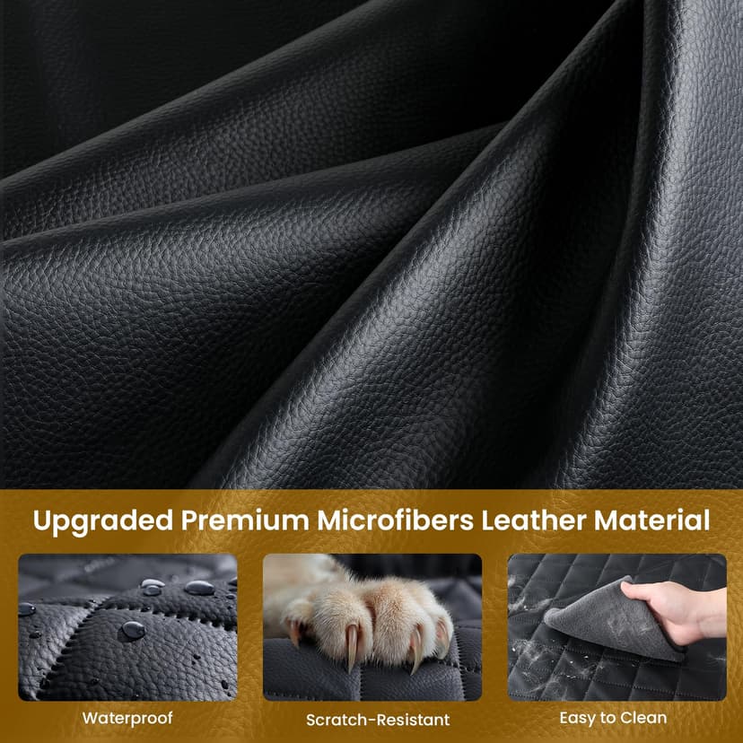 Pecute Extra Stable Dog Car Seat - Pet Car Seat Scratch Proof Car Seat for Dogs Large - 5
