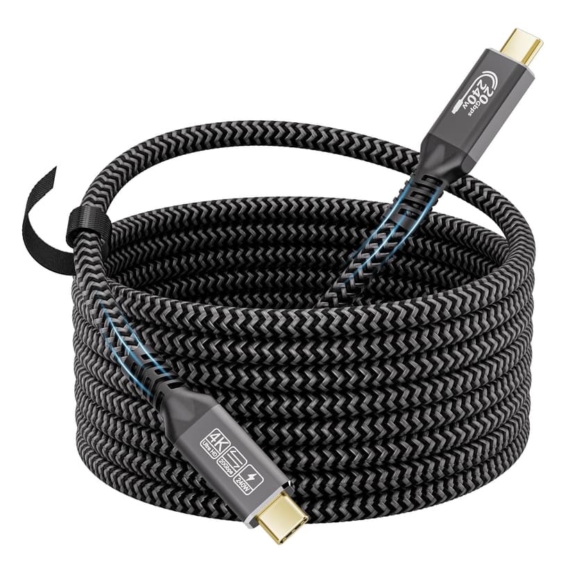 CAKOBLE Cable USB C 3m, USB 3.2 Gen 2 20gbps 240W Câble U… - 1