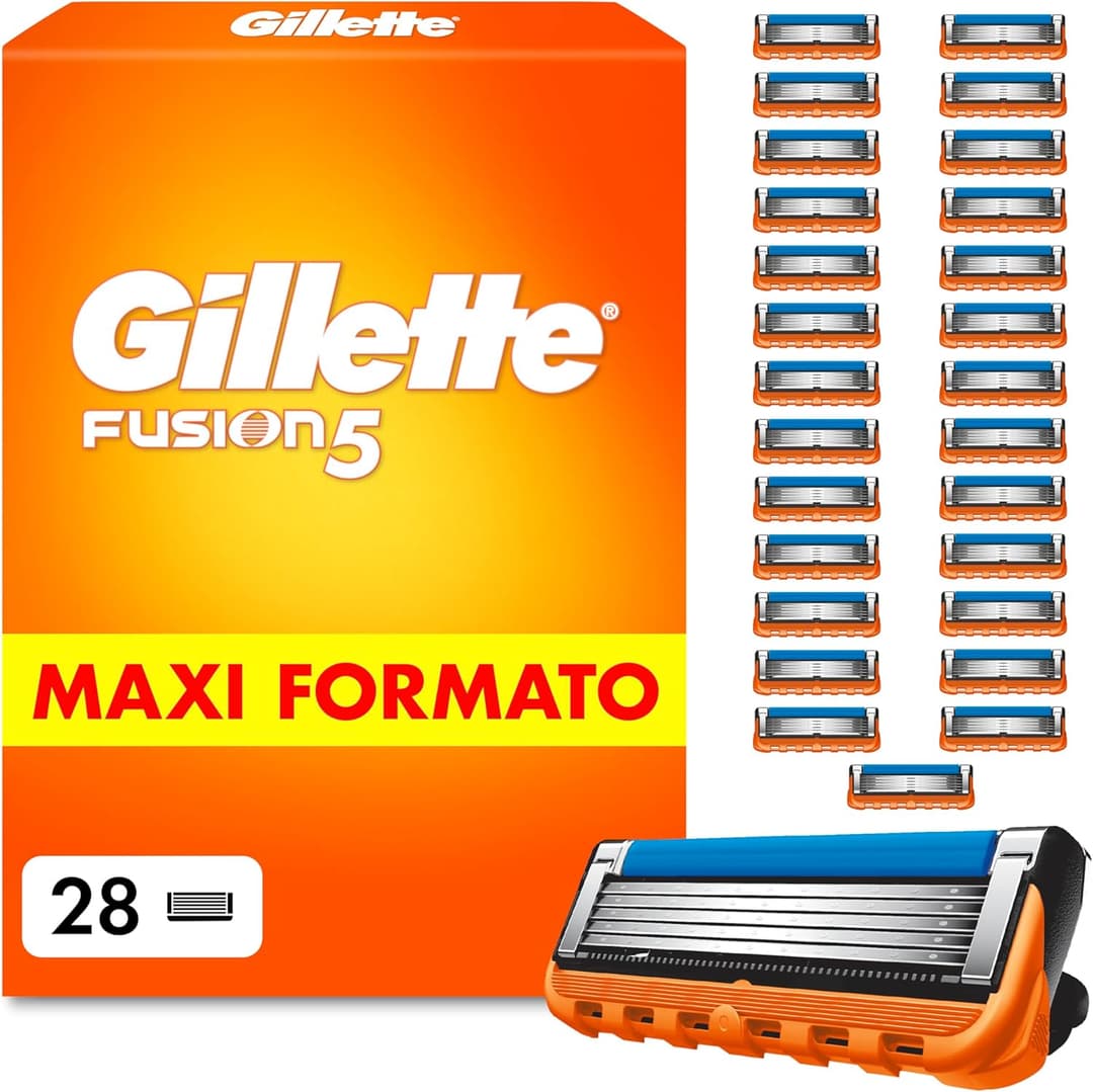 Gillette Fusion5 Pack of 28 Razor Refills, Razor Blades w…
