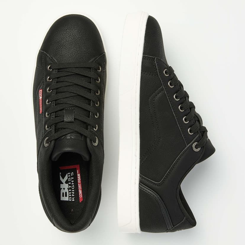 British Knights Men's Dale Trainers, Black, 43 EU, Black, 9.5 UK - 5