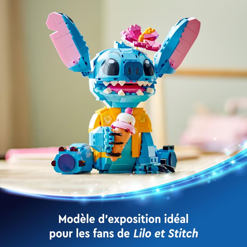 LEGO | Disney Stitch Toy - Play & Display Figure with an Ice-Cream Cone & Decorative Flower - Gift for 9+ Year Old Girls, Boys & Lilo & Stitch Movie fans - 43249 - 6