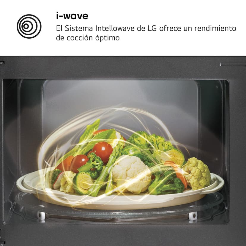 LG MH6042D Microwave Grill 20 Liter, 700 W, 5 Power Levels, Easy Cleaning, Black - 4