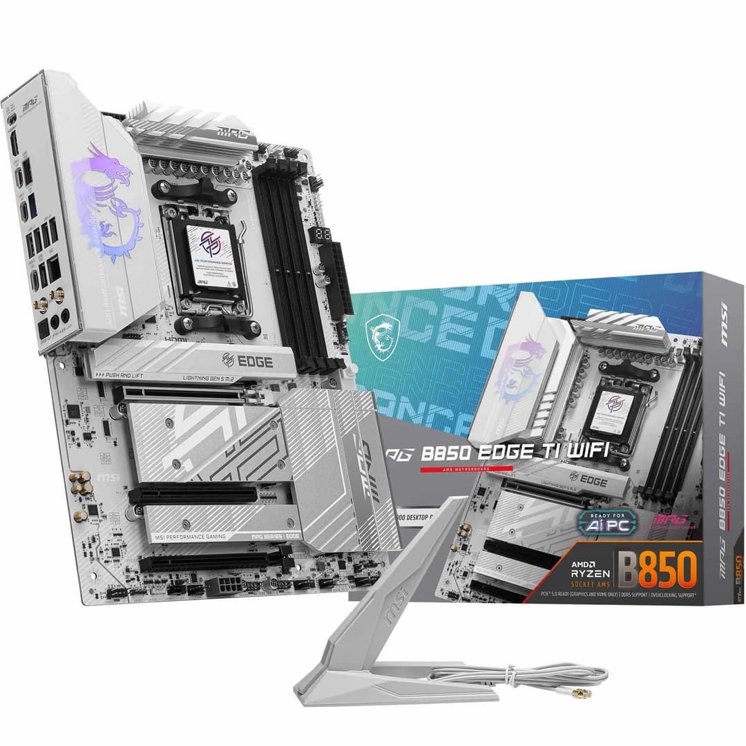 MSI MPG B850 Edge TI WiFi Carte mère ATX - pour processeu…