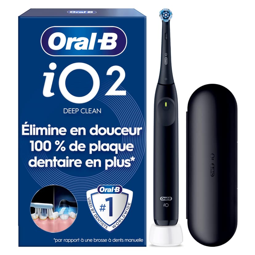 Oral-B Brosse A Dents Electrique iO 2 Noire, 3 Modes De N… - 1