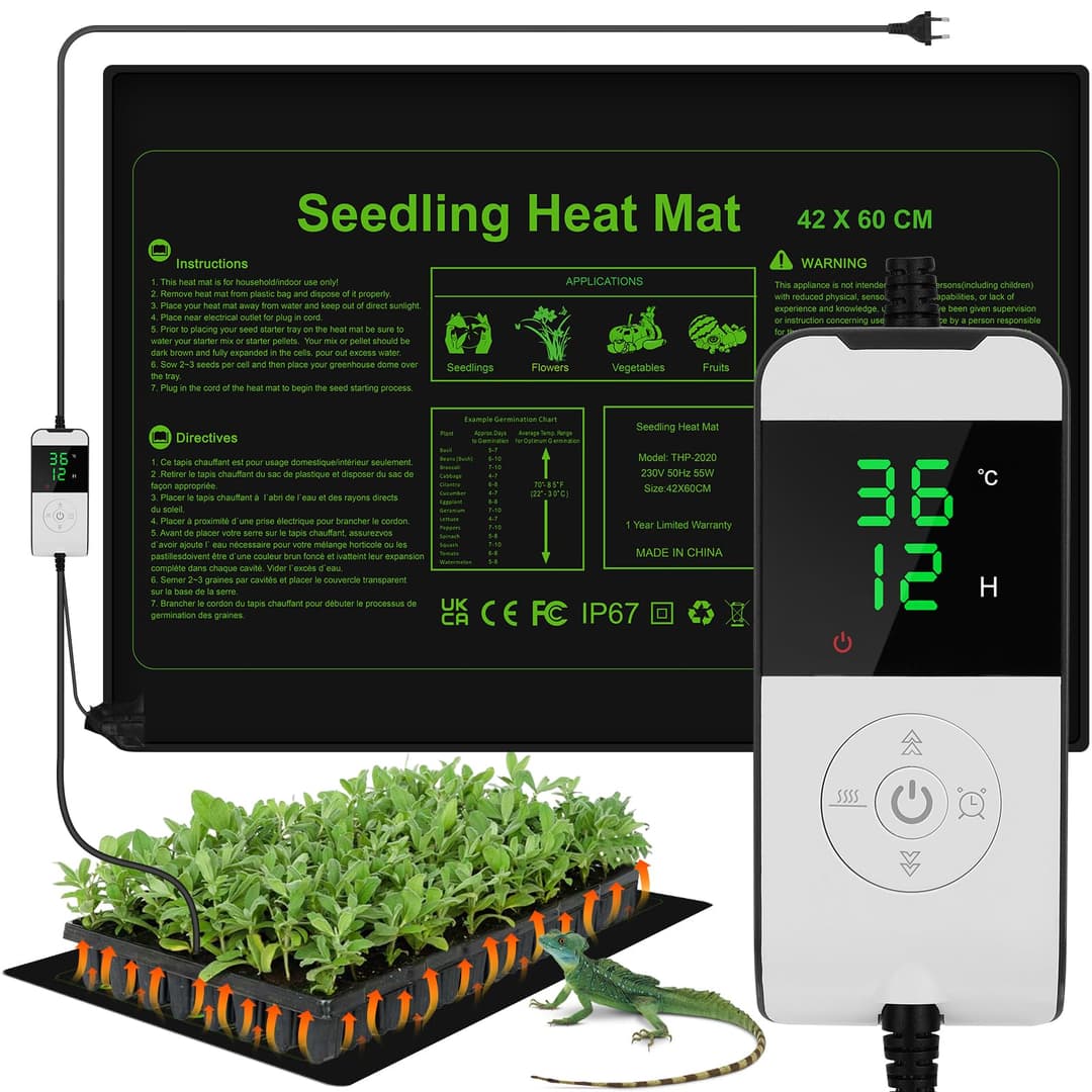 WADEO Heating mat Thermal mat for seedlings