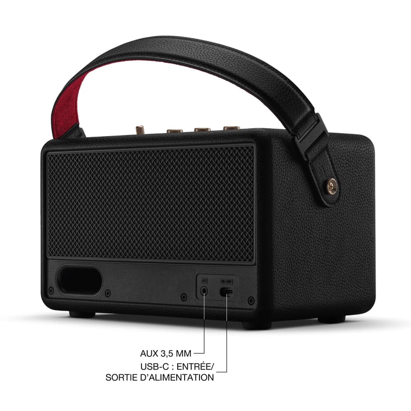 Marshall Kilburn III Bluetooth Enceinte Portable avec Plus de 50 h d’autonomie - Noir et Laiton - 8