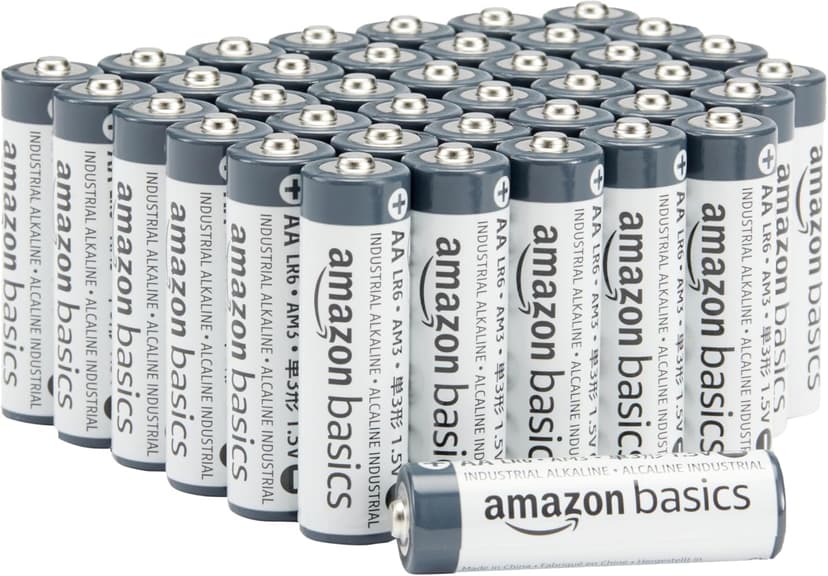 Amazon Basics 40-Pack AA Alkaline Industrial Batteries, 1.5 Volt, 5-Year Shelf Life - 1