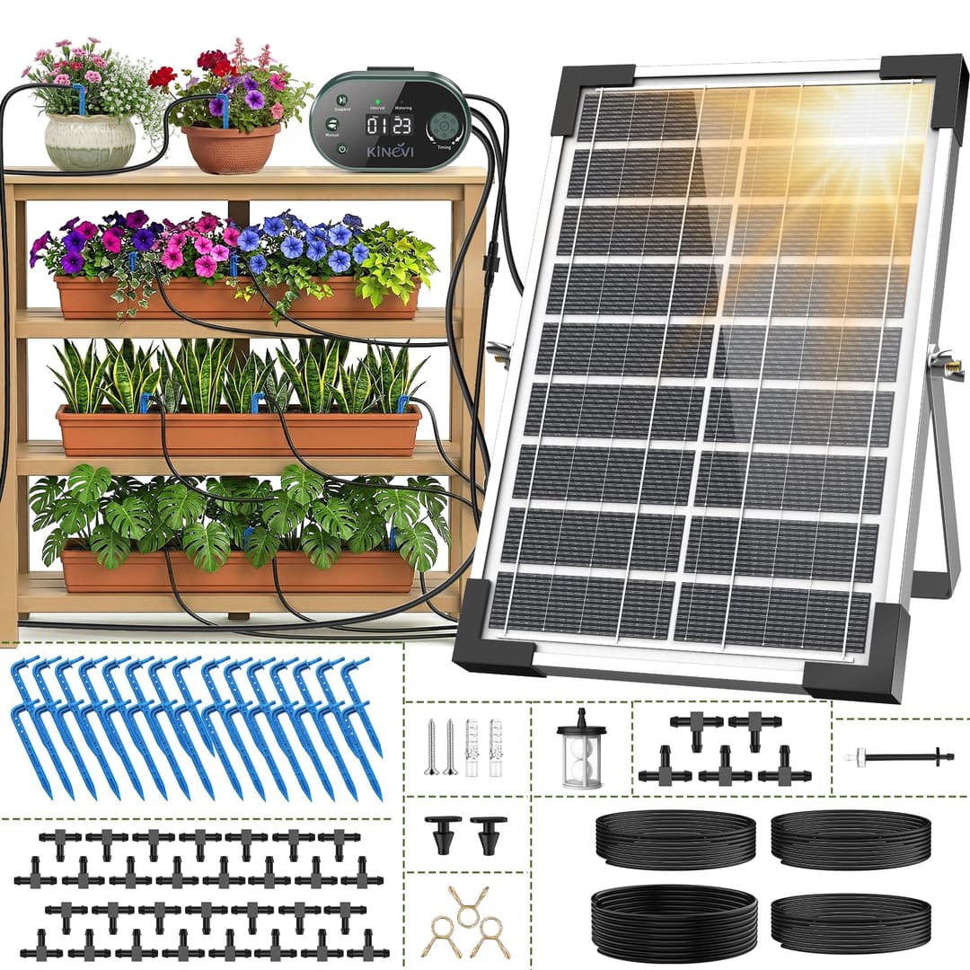 KINEVI Arrosage Automatique Solaire, Kit D'irrigation Aut…