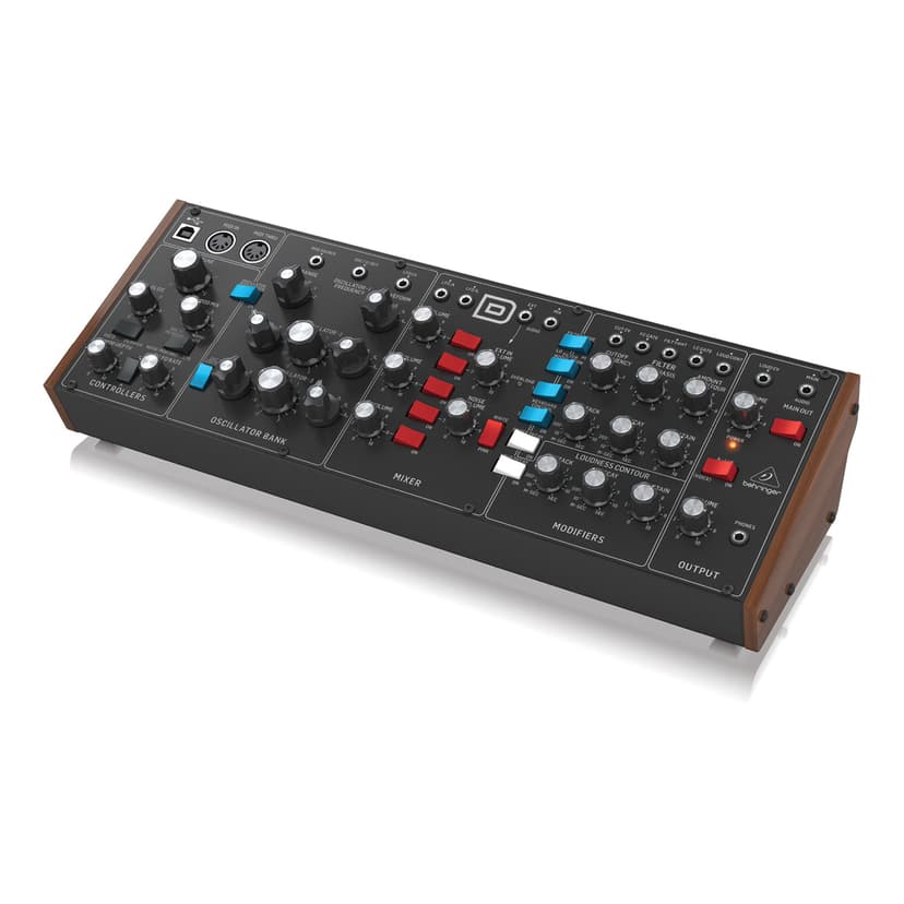Behringer MODEL D Analog Synthesizer Module, 3 VCOs, Ladder-Style Filter, LFO, Eurorack Compatible Format - 5