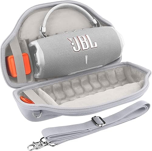 co2CREA Hard Carrying Bag Storge Case for JBL Charge 6 Portable Wireless Bluetooth Speaker with Detachable Shoulder Strap,Case Only