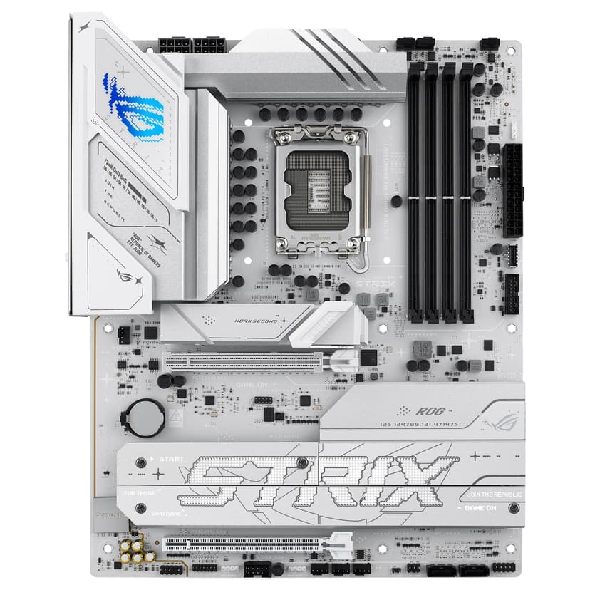 ASUS ROG Strix B860-A Gaming WiFi, Carte mère ATX, prête pour PC avec IA avancée, 14 + 1 + 2 + 1 Niveaux de Puissance, DDR5, PCIe 5.0, Quatre emplacements M.2, WiFi 7, AI Networking II, Aura Sync RGB - 8