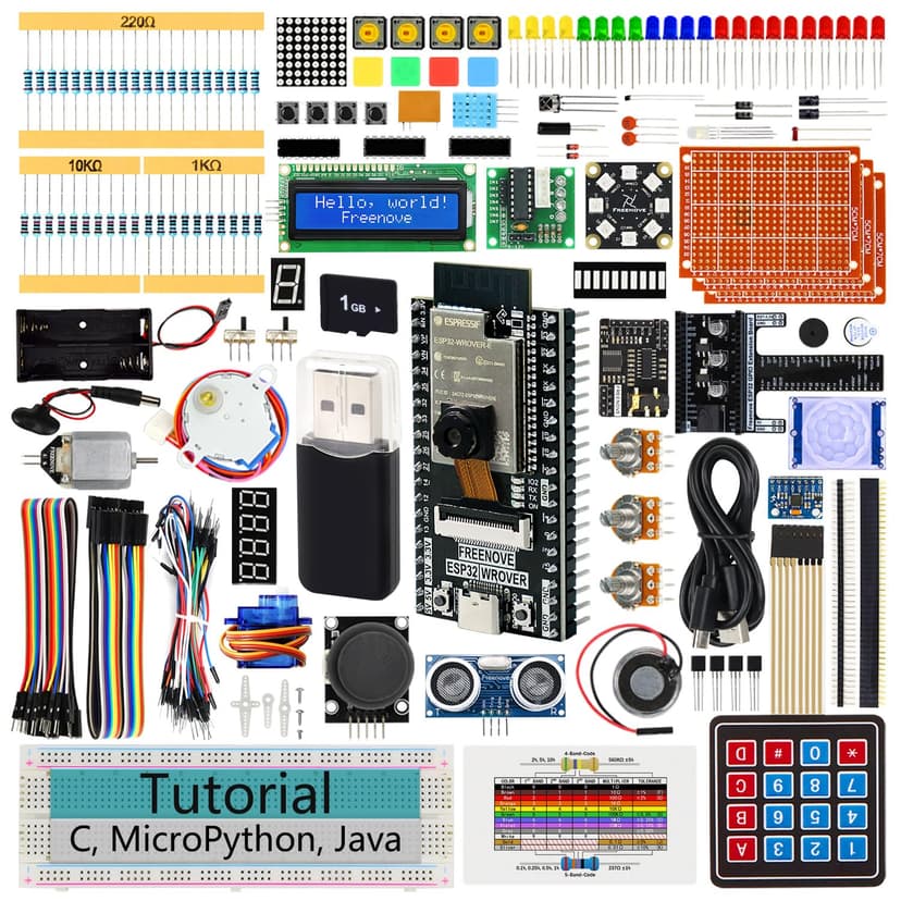 Freenove ESP32 Kit Dev CAM Board Kit de Démarrage Ultime,… - 1