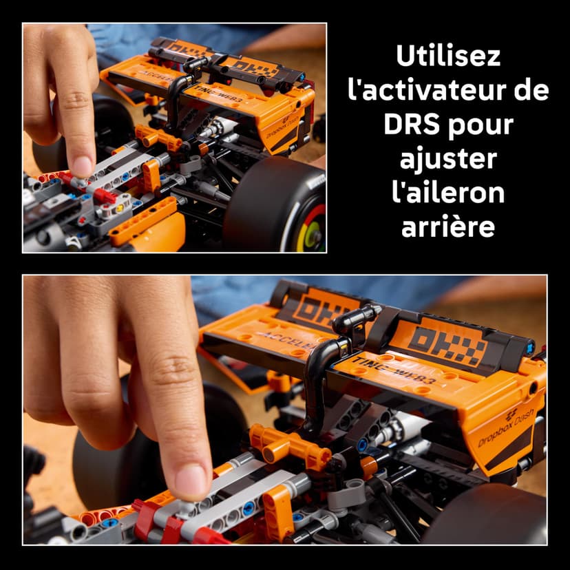LEGO Technic McLaren MCL39 F1 Car Model Kit for Adults - Collectible Formula 1 Building Set w/ V6 Engine, Differential & DRS Activator - Gift Idea for Racing & Motorsport Fans - 42228 - 6