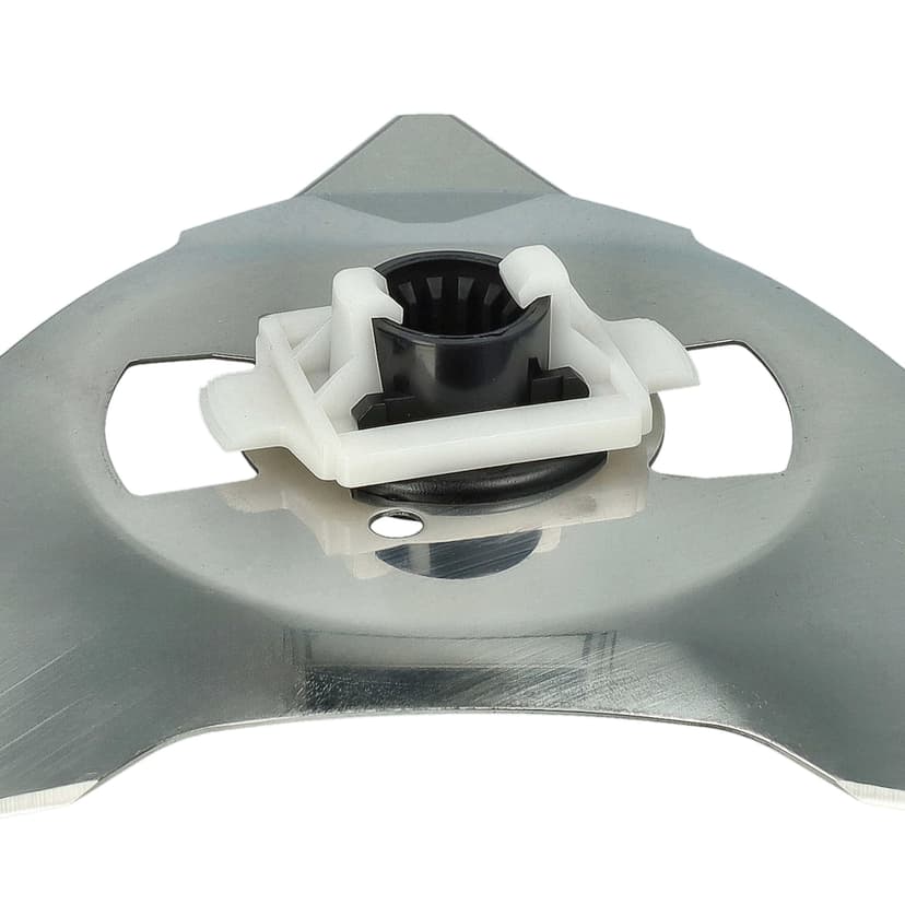 vhbw 2X Replacement Blade Compatible with Robomow RC304u, RC306, RC308, RC308PRO, RC304PRO Cordless Lawnmower - Cutter Blades, Silver, Stainless Steel - 5