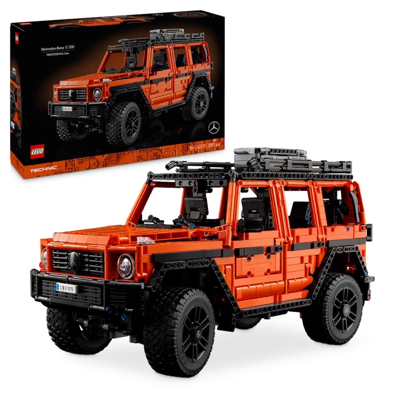 LEGO Technic Mercedes-Benz G 500 PROFESSIONAL Line - Maquette Voiture à Construire pour Adultes - Modèle de Classe G - Idée Cadeau pour les Passionnés de 4x4 et Véhicules de Luxe à Collectionner 42177 - 1