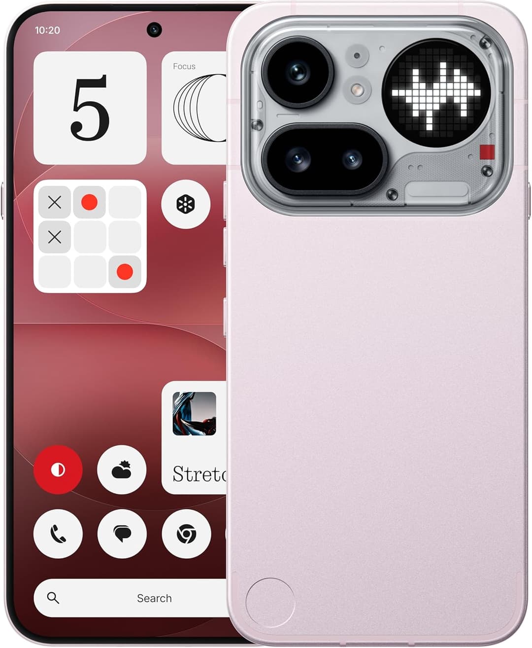 Nothing Phone (4a) Pro - 50 MP Triple Camera with Up To 140X ultra Zoom, Metal Unibody Smartphone, Long Lasting Battery and 50W Fast Charge, 144Hz AMOLED Display and Glyph Bar, 12GB + 256GB - Pink