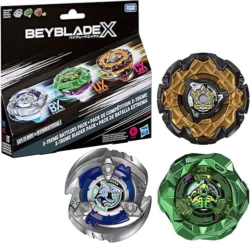 Beyblade X X-treme Battlers Pack, Includes 3 Takara Tomy …