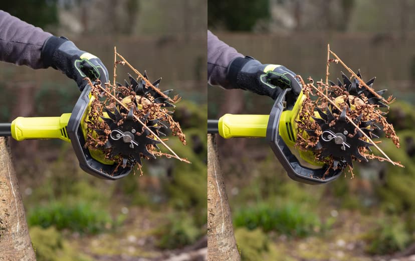 RYOBI RY18CVA-0 18V ONE+ Cordless Garden Cultivator (Bare Tool), Hyper Green - 4