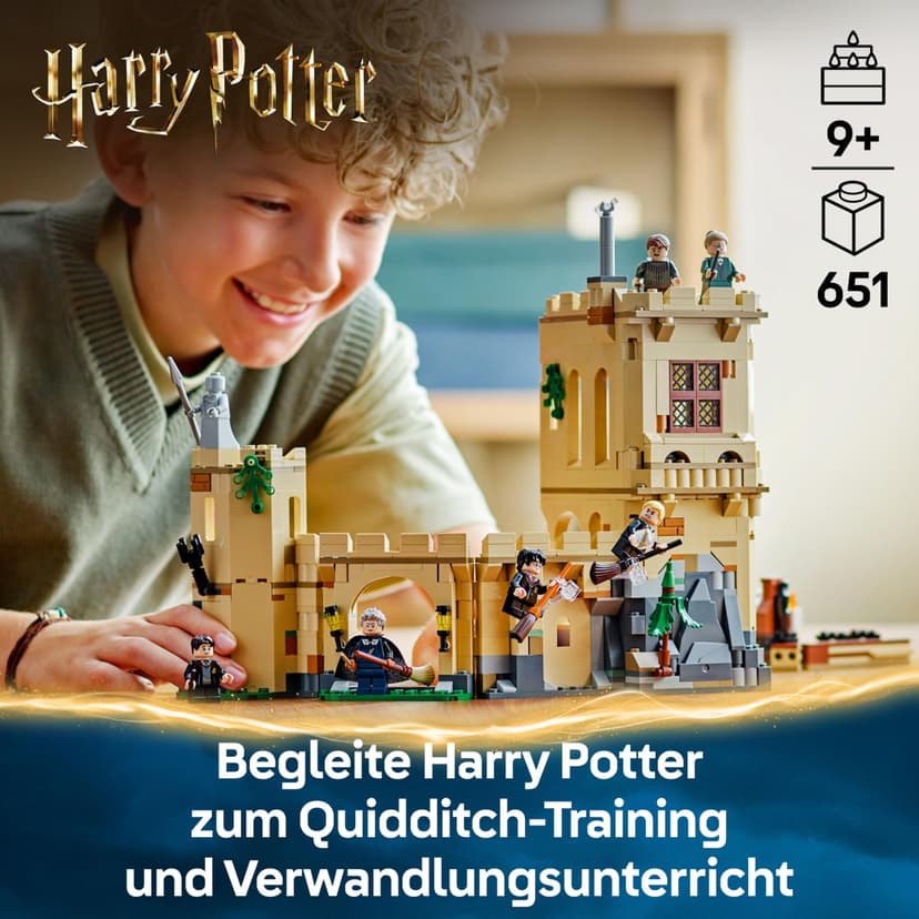 LEGO Harry Potter Hogwarts Castle: Flying Lessons Set with 6 Collectible Minifigures incl. Draco Malfoy & Professor McGonagall, Role Play Toy for Wizarding World Fans, 9+ Year Old Boys & Girls, 76447 - 2