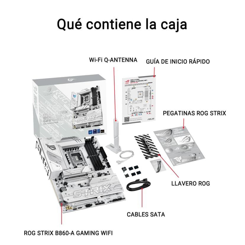 ASUS ROG Strix B860-A Gaming WiFi, Carte mère ATX, prête pour PC avec IA avancée, 14 + 1 + 2 + 1 Niveaux de Puissance, DDR5, PCIe 5.0, Quatre emplacements M.2, WiFi 7, AI Networking II, Aura Sync RGB - 7