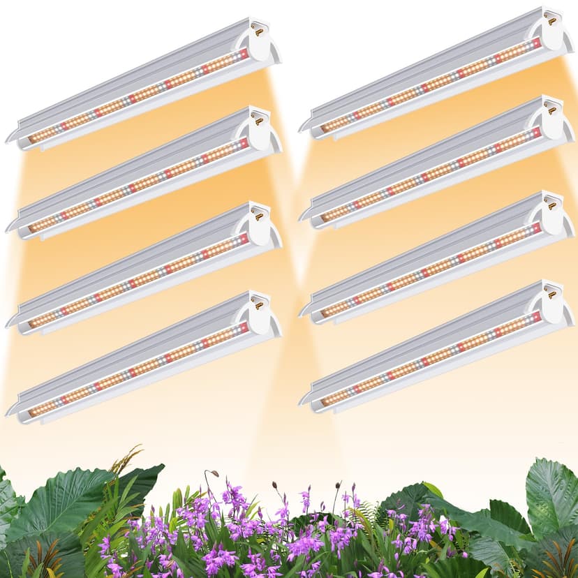 Niello 8Pack T5 Lampe pour plantes, Full Spectrum 42cm la… - 1