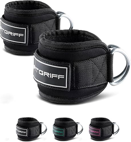 Fitgriff® Sangle Cheville Musculation Poulie V3 (Rembourr…