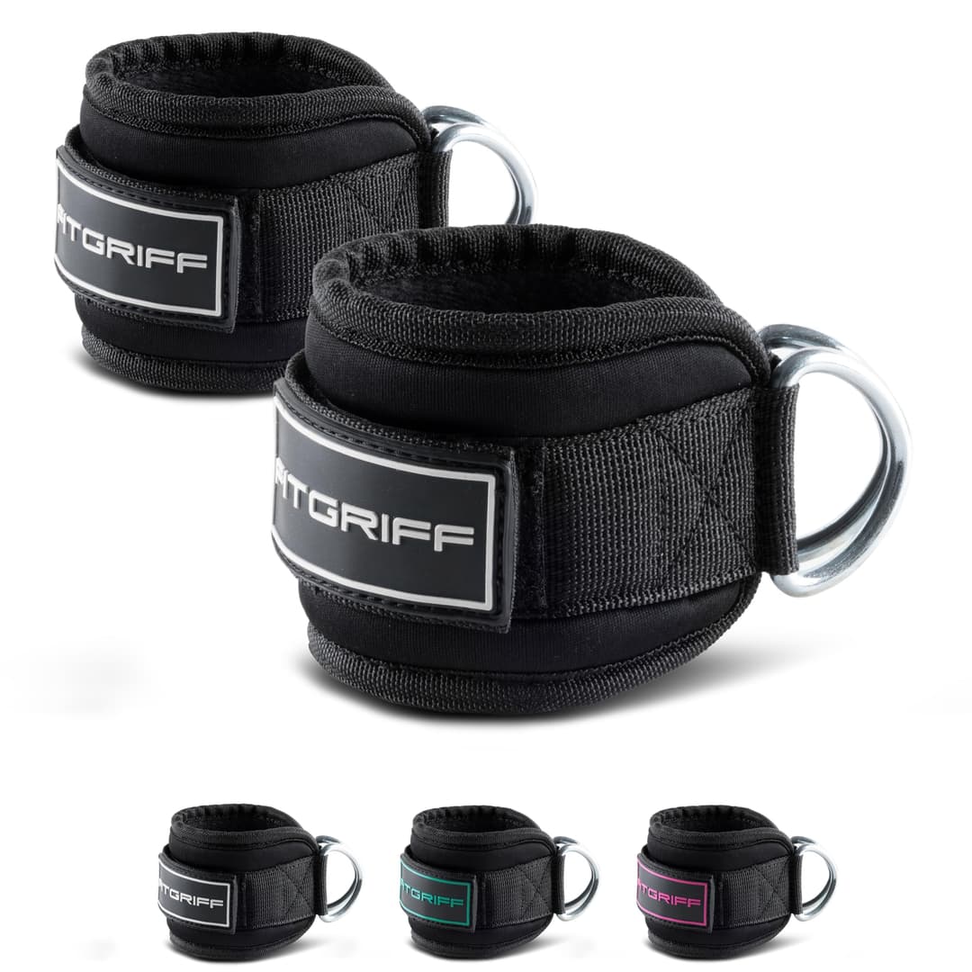 Fitgriff® Sangle Cheville Musculation Poulie V3 (Rembourr…