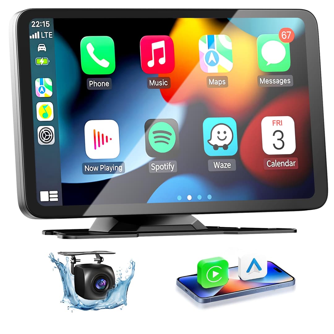 Carplay Voiture avec Caméra de Recul Autoradio Carplay av…