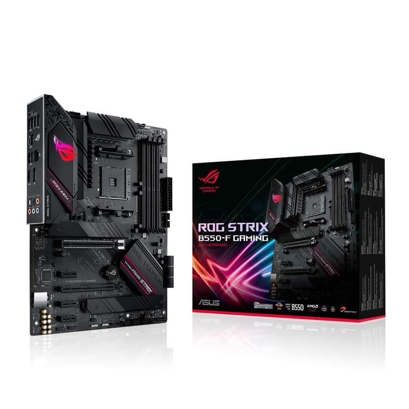 ASUS ROG Strix B550-F Gaming Motherboard, AMD, AM4, ATX, 128GB DDR4, 4 DIMM - 1