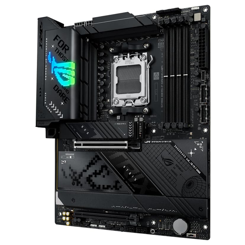 ASUS ROG Strix X870-F Gaming WiFi – Carte mère Gaming AMD Ryzen AM5 X870 ATX (DDR5, 16+2+2 DrMOS, 4 x M.2, PCIe 5.0, WiFi 7, USB4 Type-C, USB 10G avec PD 3.0 jusqu'à 30W, Aura Sync RGB) - 4