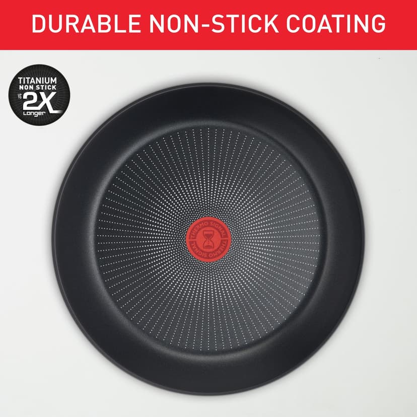 Tefal Ingenio Daily Chef On 20 Piece Set, Pots & Pans Set, Stackable, Easy Cleaning, Non-Stick Coating, Removable Handle, Heat Indicator, All hobs Compatible Including Induction, L7619402 - 8