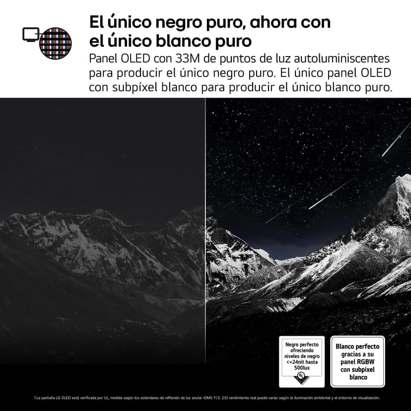 LG TV OLED OLED65C5 OLED Evo Noir Profond et Booster de luminosité 120 Hz 4K 164 cm 2025 - 4