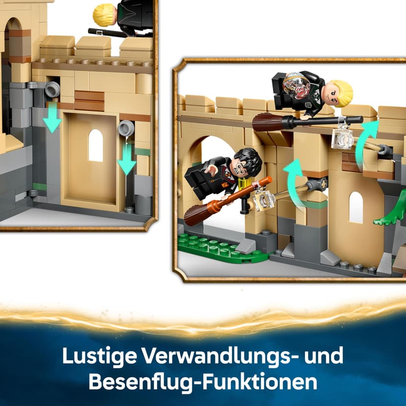 LEGO Harry Potter Hogwarts Castle: Flying Lessons Set with 6 Collectible Minifigures incl. Draco Malfoy & Professor McGonagall, Role Play Toy for Wizarding World Fans, 9+ Year Old Boys & Girls, 76447 - 5