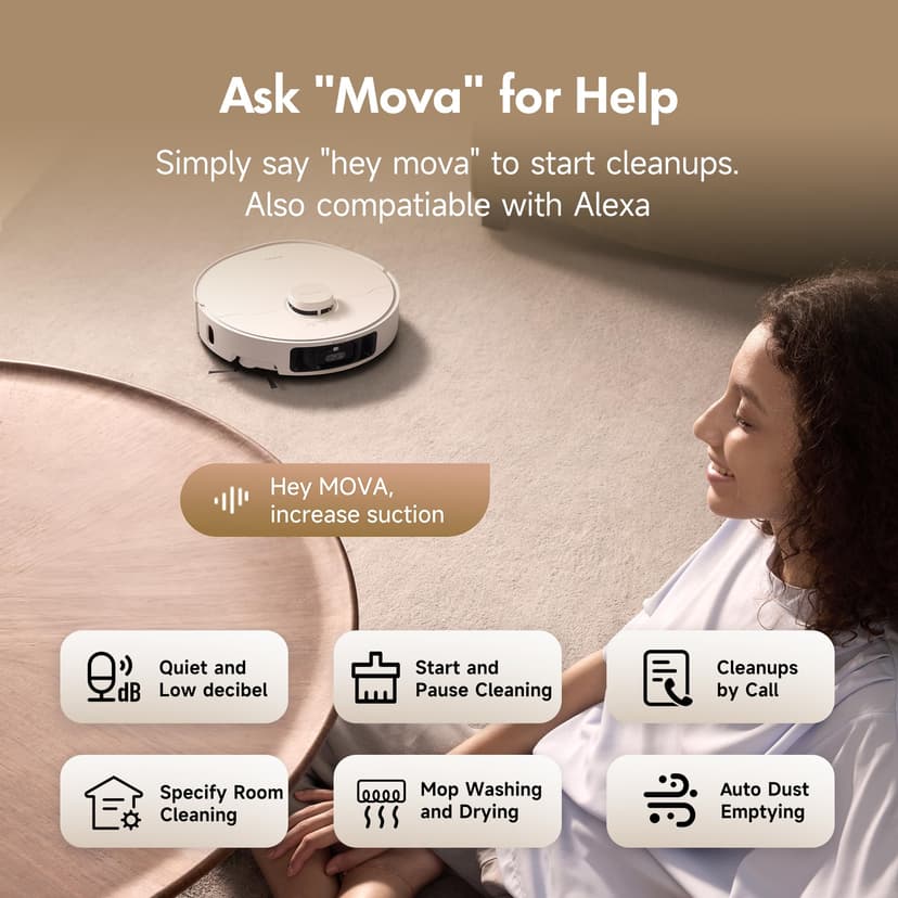 MOVA P10 Pro Ultra Robot aspirapolvere e mocio - 6