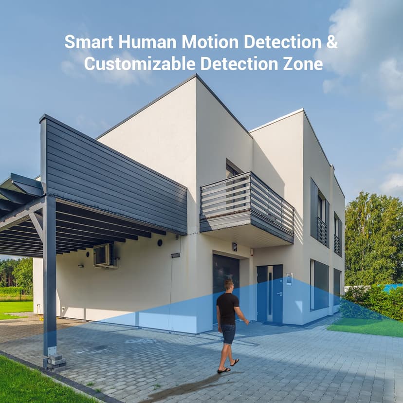 EZVIZ 2K Video Intercom Doorbell Camera Wired, Remote Door/Gate Unlock, 2.4G/5GHz Dual-Band Wi-Fi, 512 GB SD Card, No Monthly Fee, Human Detection, 7-Inch Colour Touch Screen, RFID Unlock (CP7) - 5