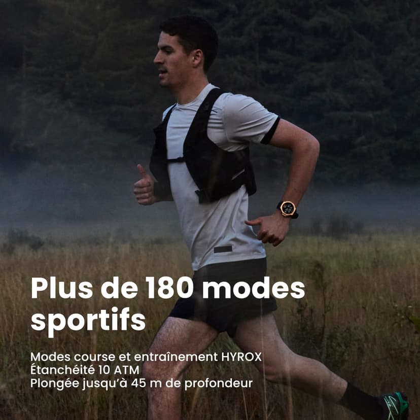 Amazfit T-Rex 3 Pro Outdoor Smart Watch 48mm Sapphire AMOLED Display, Ti Bezel, Dual Band GPS, Offline Maps, 25 Days Battery, Built-in Flashlight, 10 ATM, 180+ Sports Mode for Android & iPhone - 6