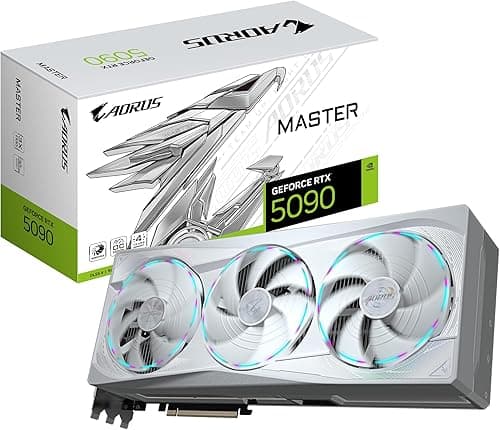 Gigabyte AORUS GeForce RTX 5090 Master Ice 32G Graphics C…