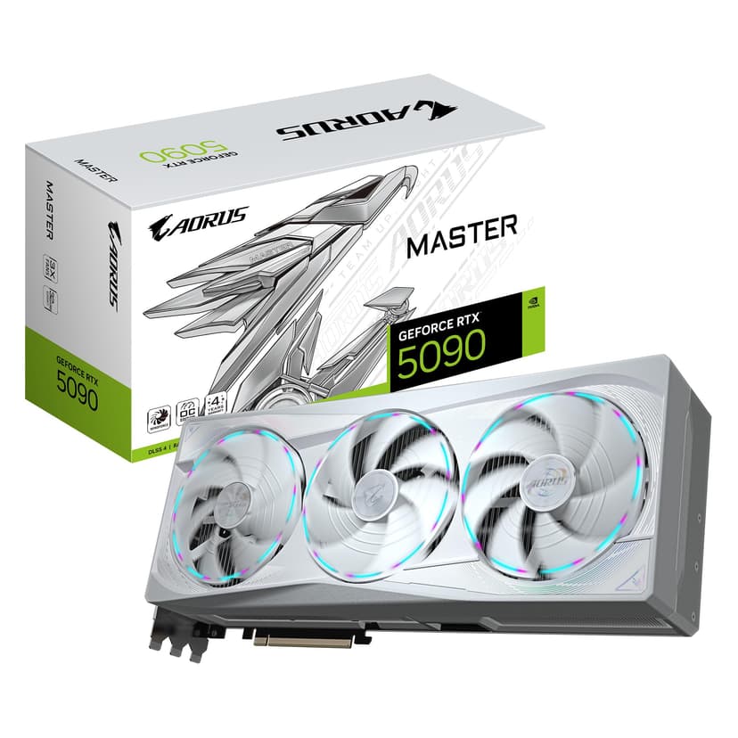 Gigabyte AORUS GeForce RTX 5090 Master Ice 32G Graphics C… - 1