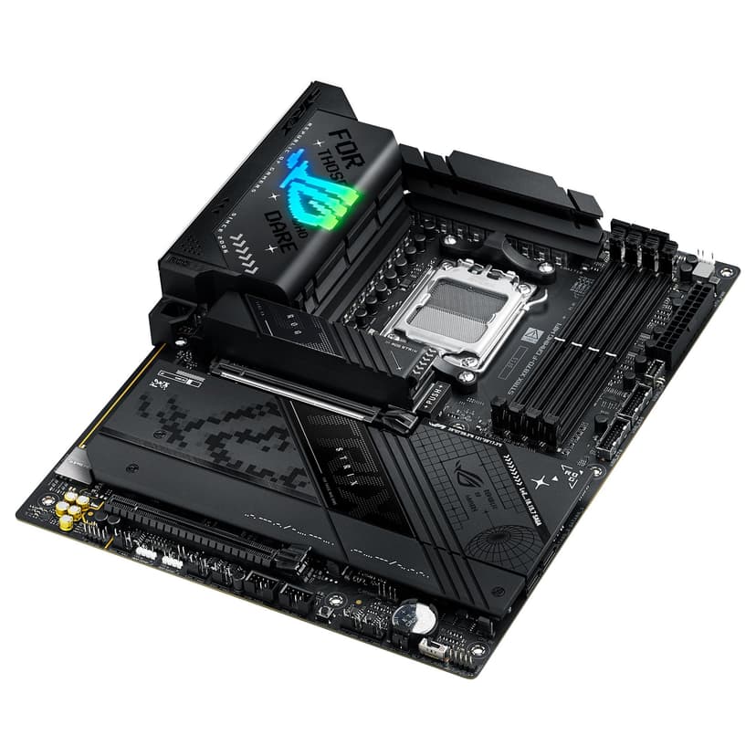 ASUS ROG Strix X870-F Gaming WiFi – Carte mère Gaming AMD Ryzen AM5 X870 ATX (DDR5, 16+2+2 DrMOS, 4 x M.2, PCIe 5.0, WiFi 7, USB4 Type-C, USB 10G avec PD 3.0 jusqu'à 30W, Aura Sync RGB) - 7