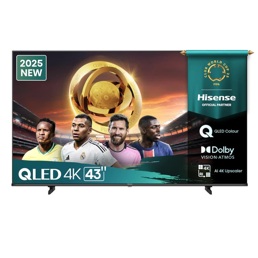 Hisense QLED 43 43E7Q 4K Ultra HD Smart TV VIDAA WiFi Dolby Vision HDMI 2.1 - 1